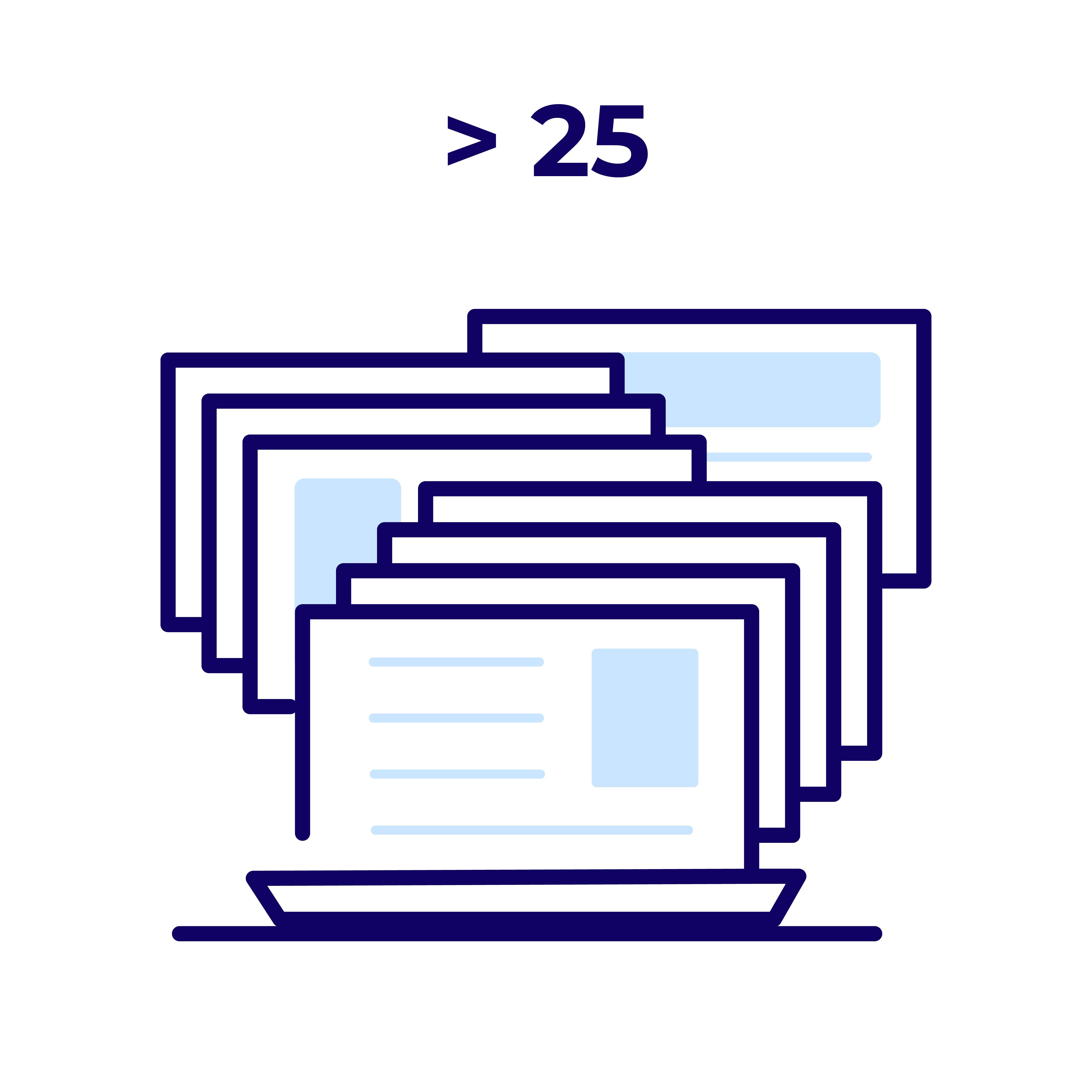 > 25
